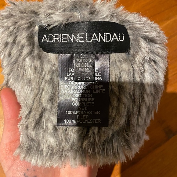Adrienne Landau Real Rabbit Fur Hat - Picture 3 of 3